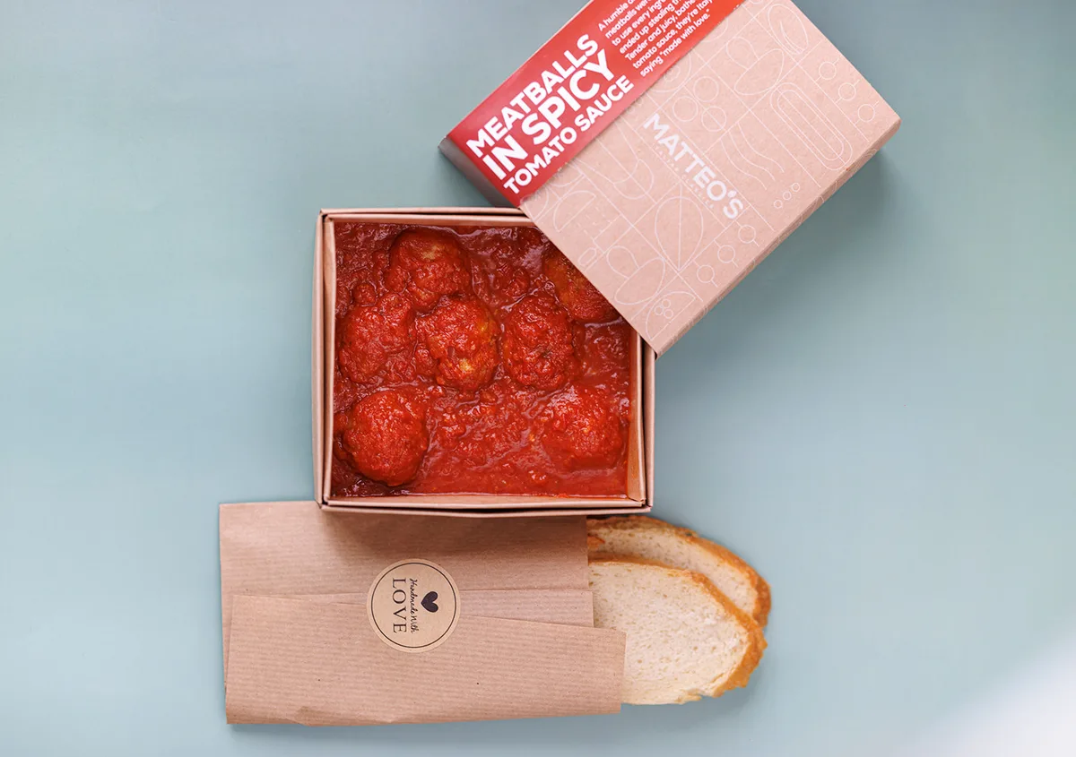 Olasz húsgolyók paradicsomszószban – Matteo's Budapest
